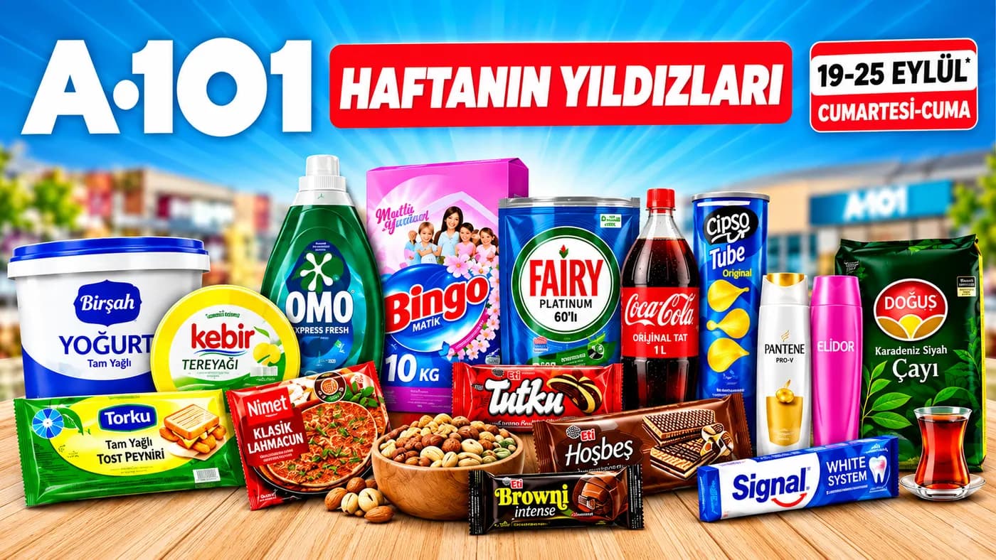 A101 Aktüel 19-25 Eylül Haftanın Yıldızları Kataloğu