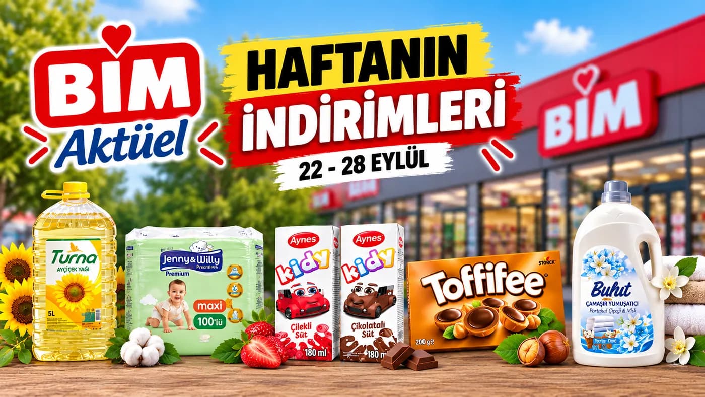 BİM 22-28 Eylül 2026 Aktüel Kataloğu